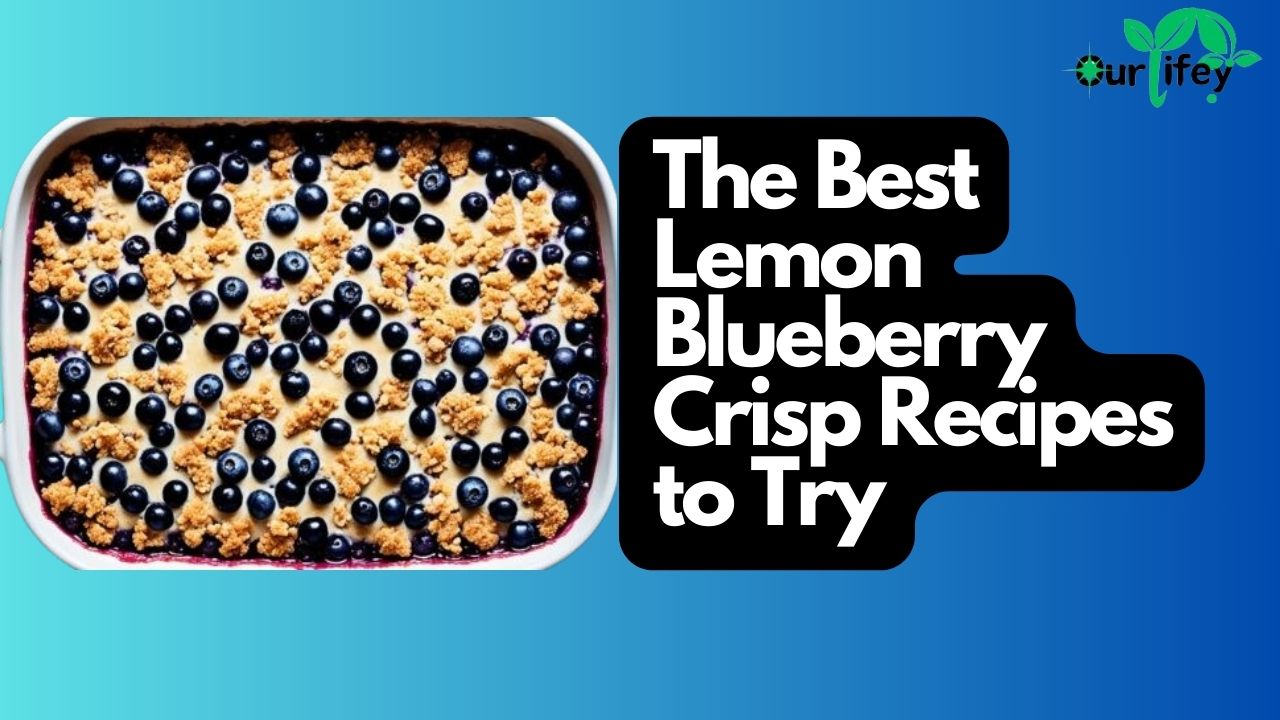 lemon blueberry crisp